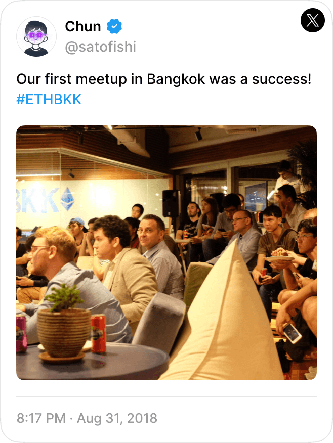 stakefish organized early community events as it transitioned to PoS.